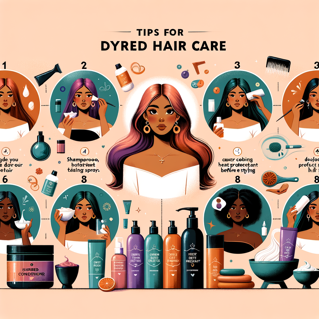 Consejos para el cuidado del cabello teñido
